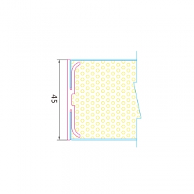 PVC45P配45板（45mm）